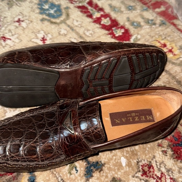 Mezlan 1968 Padua crocodile loafers EUC! 8M Made in Spain main image 7